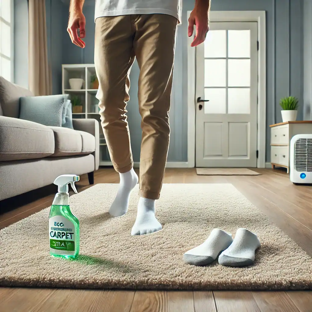 Preventing Athlete's Foot in Your Carpet