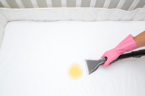 Urine stain on mattress cleaning service