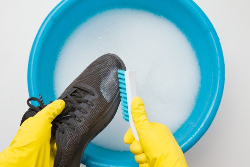 Disinfect & Wash Shoes From Toenail Fungus