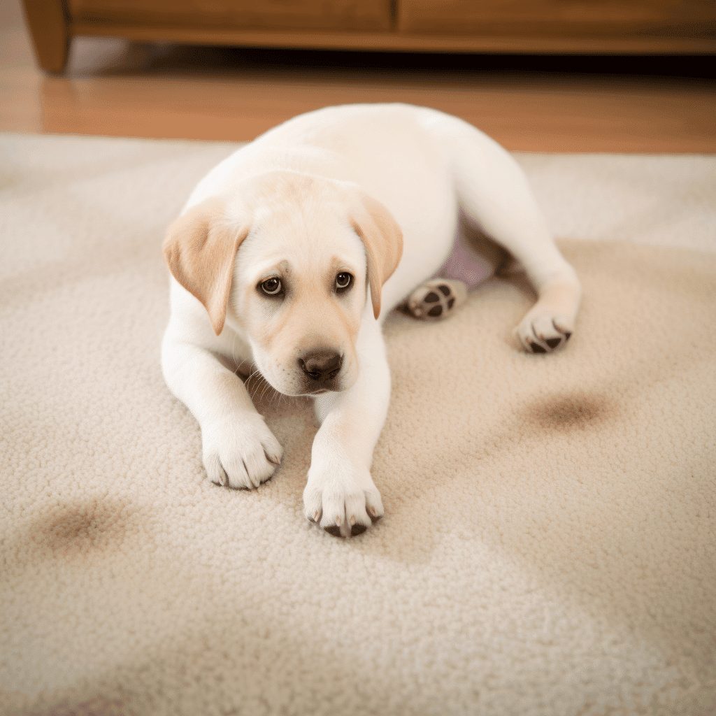 How long does the pet urine carpet cleaning process take?