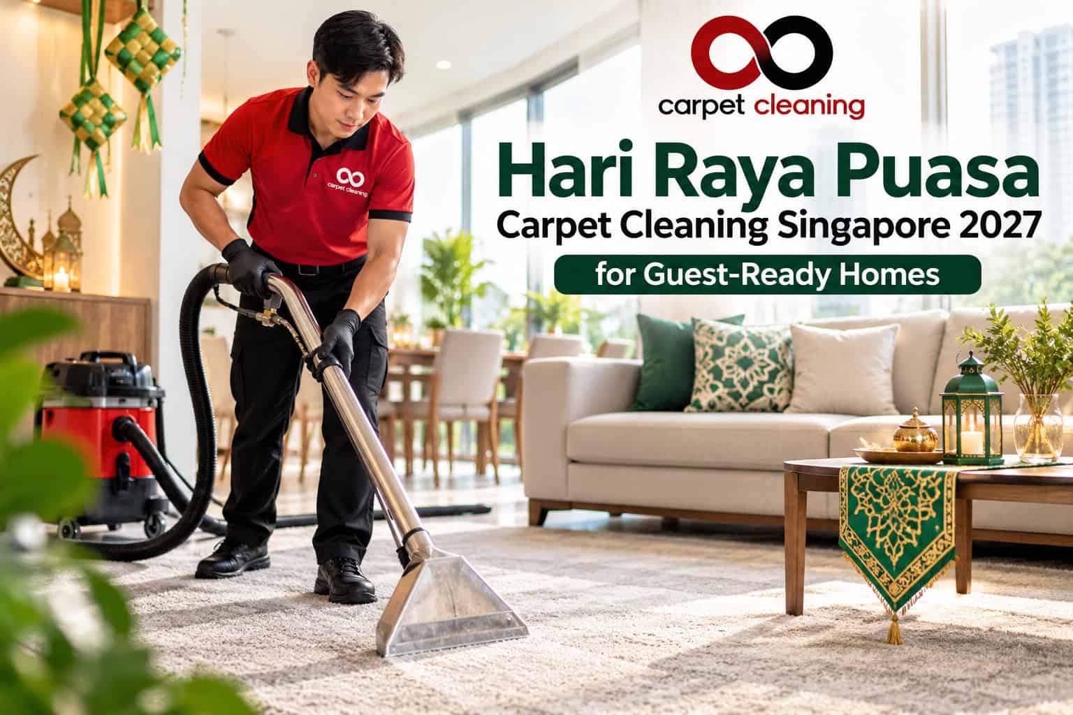 Hari Raya Puasa carpet cleaning Singapore 2027 for homes and offices before festive visits